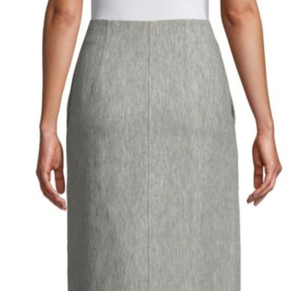 TOMORROWLAND Dual Nature Linen Cigarette Skirt - Picture 2 of 4